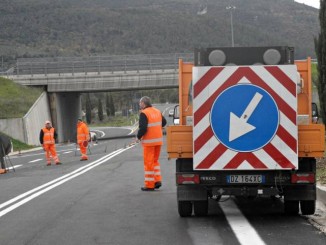 Anas lavori strada Pian d’Assino statale 219 di Gubbio