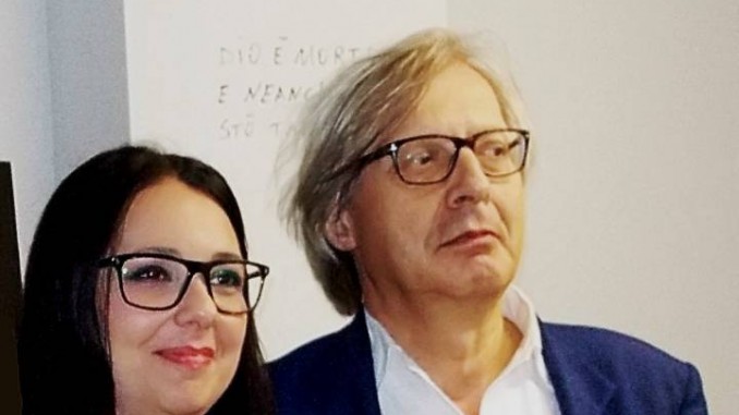Vittorio Sgarbi tiene a Gualdo Tadino una lectio magistralis