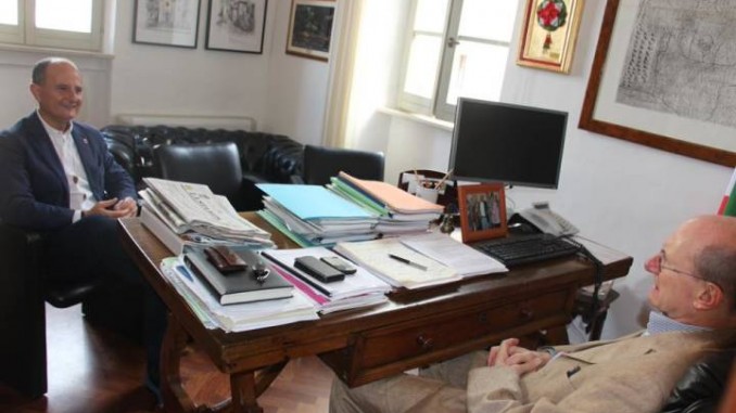 Gubbio, incontro tra il sindaco Stirati e consigliere regionale Smacchi