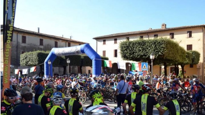 Raduno di MTB del Monte Cucco grande successo a Sigillo