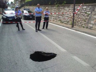 Cavità via Tifernate a Gubbio, nuove indagini per messa in sicurezza