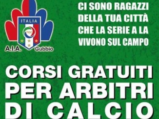 Corso Arbitri di Calcio a Gubbio, stagione sportiva 2015/2016