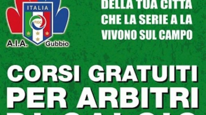 Corso Arbitri di Calcio a Gubbio, stagione sportiva 2015/2016