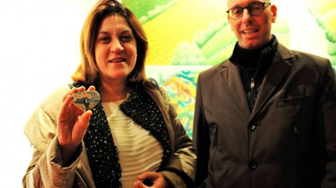Presidente Regione Umbria, Catiuscia Marini, in visita a Gualdo Tadino