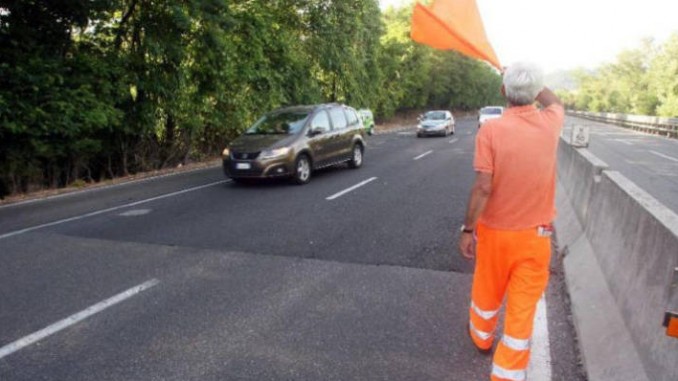 Lavori manutenzione strada statale 3 “Flaminia” Foligno e Nocera Umbra