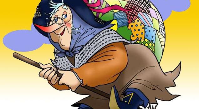 A Gualdo Tadino, la Befana che scende dal cielo