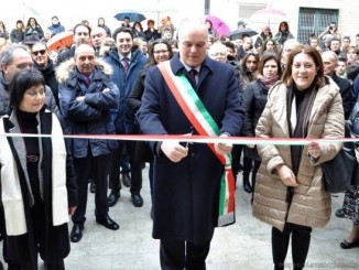 Presidente Marini inaugura scuola media a Nocera Umbra