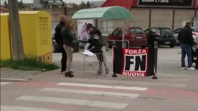Casa agli italiani, Forza Nuova a Gualdo Tadino