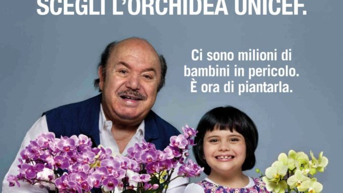 Unicef, anche a Gubbio, iniziativa orchidea, testimonia Lino Banfi