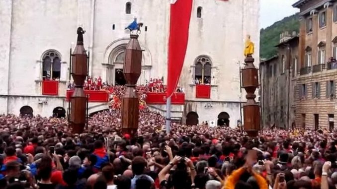 Festa dei Ceri, sistema dei parcheggi