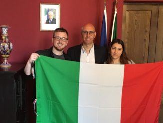 Presidente Mattarella dona Tricolore a Gualdo Tadino