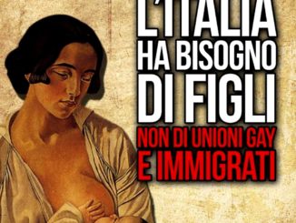 Gualdo Tadino, Forza Nuova in piazza contro la sostituzione etnica