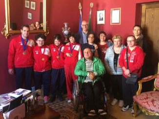 Special Olympics di Terni-Narni, atleti gualdesi ricevuti in Municipio