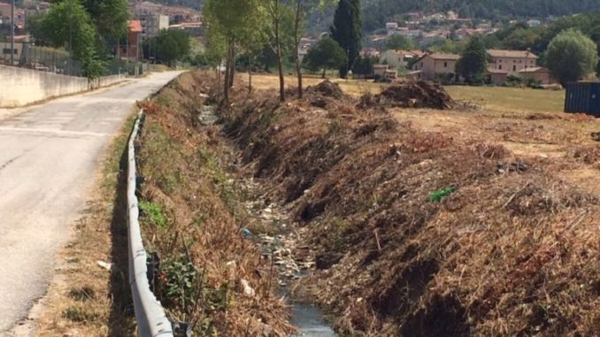Feo Ripulito il fiume Feo, assessore Pasquarelli, è intervento importante