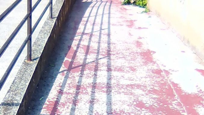 Fronte nazionale Gubbio e pista ciclabile, serve per parcheggiare