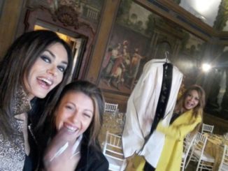 Pamela Bocchini dal Liceo all'alta moda veste Maria Grazia Cucinotta