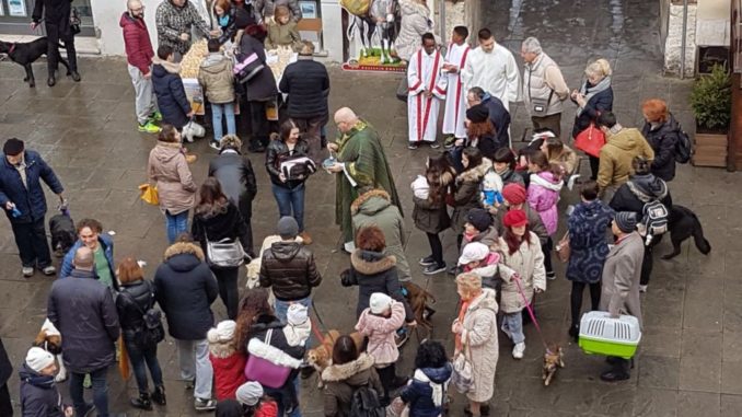 Grande successo per la Benedizione degli animali a Gualdo Tadino