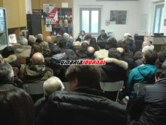 Gianpiero Bocci a Bagnara di Nocera Umbra, noi unici tra la gente