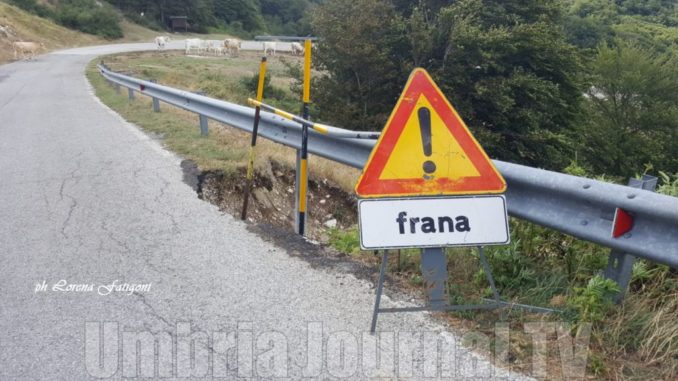 Strada statale Flaminia riaperto tratto Scheggia colpito da frana