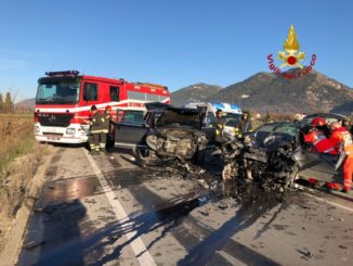 Sul posto i soccorsi sanitari del 118, il personale Anas