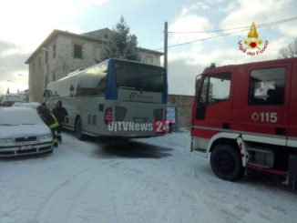 San Marco, incidente stradale tra pullman e due auto, feriti lievi