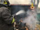 A fuoco una legnaia all'Osteria Cerasa incendio sotto controllo 