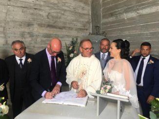 Famiglia di Amatrice adottata da Gualdo Tadino si è sposata
