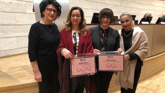 Bollini rosa, l'ospedale di Gubbio-Gualdo Tadino ne ha ricevuto due