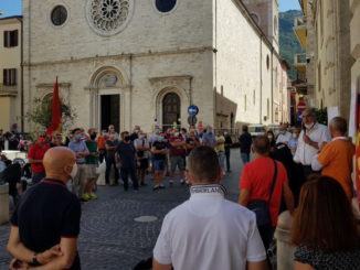 Ex Merloni, ritirare i licenziamenti, lavoratori e sindacati in piazza