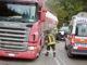 Caporeggiano di Gubbio, ferito in ospedale, incidente stradale sulla 291