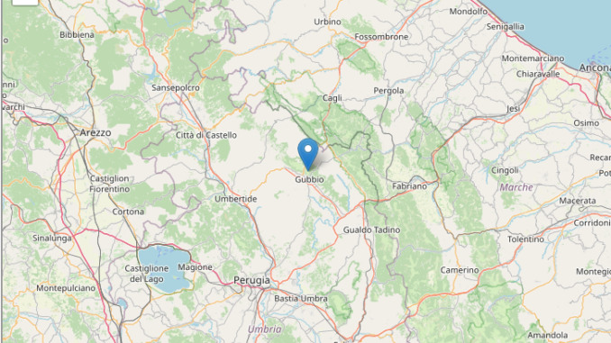 Scosse di terremoto a Gubbio di magnitudo 4 e 3.1, avvertite anche a Perugia
