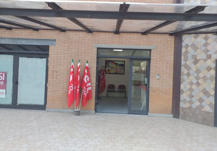 Gubbio: la Cgil trasloca nella nuova sede in via Leonardo Da Vinci