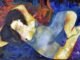 Vittorio Sgarbi a Gualdo Tadino inaugura la mostra di Anna Morroni