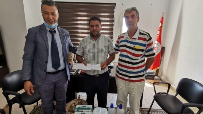 Comune di Gualdo Tadino dona mascherine e gel alle comunità tunisine di Sejnane e Hchechna (Bizerte), con le quali è in collaborazione