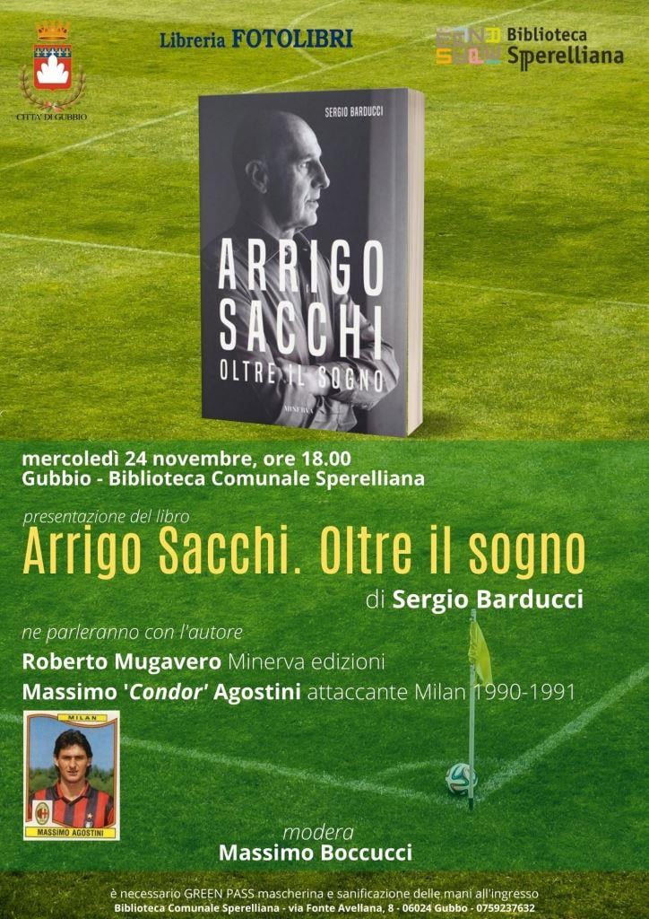 Sergio Barducci presenta Arrigo Sacchi Oltre il sogno biblioteca Sperelliana