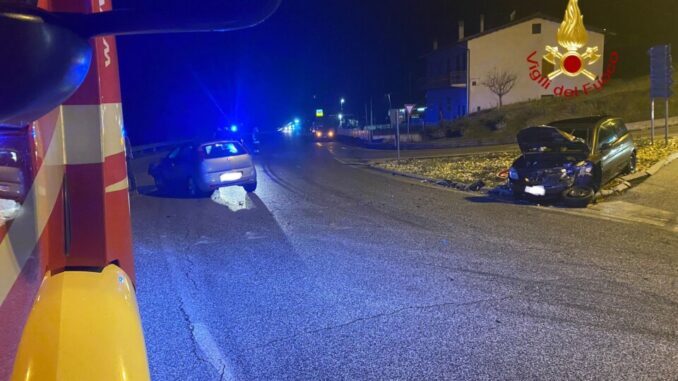 Nocera Scalo, incidente stradale nella notte, un ferito grave