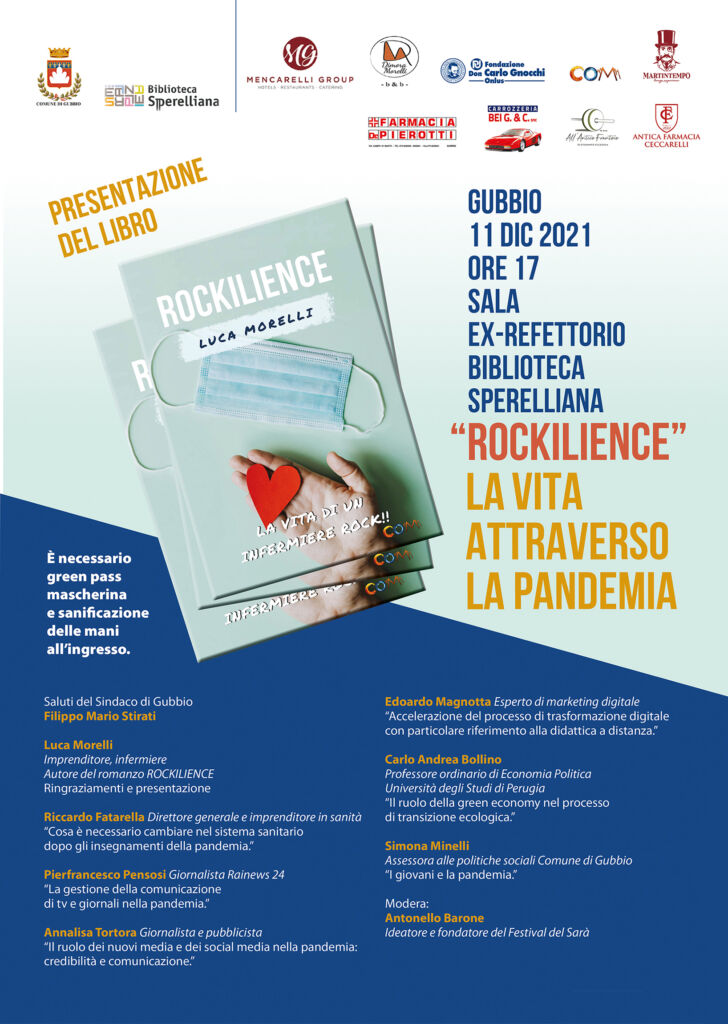 Presentazione libro Rockilience la vita di un infermiere rock di Luca Morelli