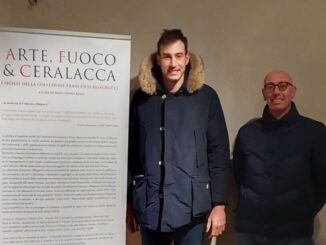 Il Campione della Sir Perugia, Fabio Ricci in visita a Gualdo Tadino