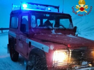 Tempesta di neve, tre persone bloccate sul Monte Cucco