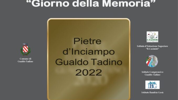 Le iniziative per la giornata della Memoria a Gualdo Tadino