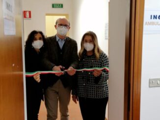 Torna operativa l’agenzia Inail di Gubbio.  Questa mattina il taglio del nastro, presente sindaco, assessore Cecchetti e direttore Inail Umbria