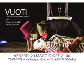 Al Teatro Talia di Gualdo Tadino lo spettacolo VUOTI