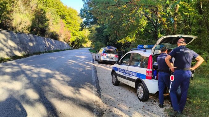 Gualdo Tadino, SP 245 Schifanoia, Polizia Provinciale e servizio Viabilità insieme per attività di prevenzione