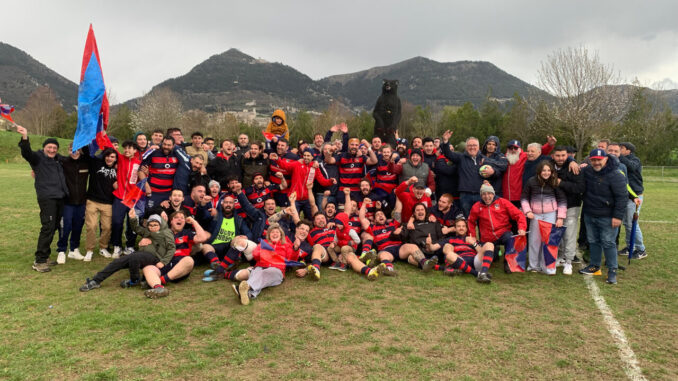 Rugby Gubbio - Vasari Arezzo Rugby 22-7, buona prestazione dei lupi eugubini