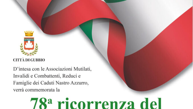 25 Aprile, Stirati: “Data da festeggiare e di cui fare memoria”