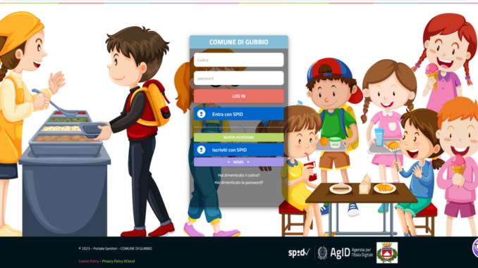 Gubbio, mensa e trasporti scolastici: è rivoluzione digitale