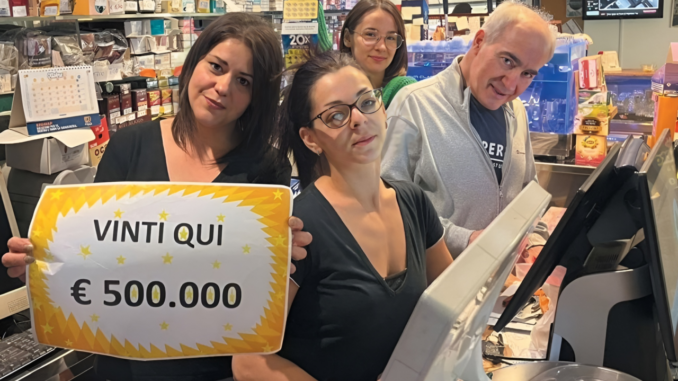 Vinti 500 mila euro a Mocaiana con il gratta e vinci