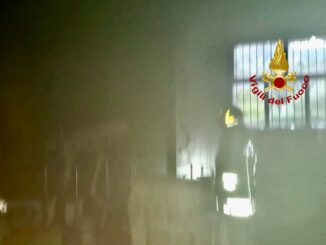 Incendio in un Capanno rimessa di attrezzi a Gualdo Tadino