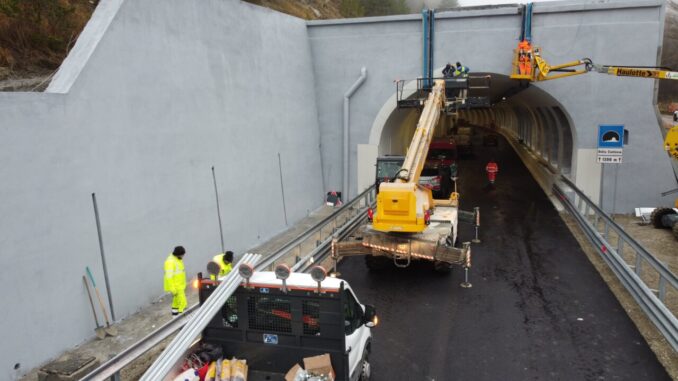 Viadotto della SS452 strada Contessa, prove di carico eseguite