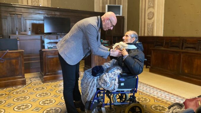 Compleanno speciale per il signor Pesciarelli di Sassoferrato